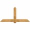 Ekena Millwork Eugene Rough Sawn Timber Gable Bracket, Western Red Cedar, 72"W x 36"H x 6"D x 6"F, 12/12 Pitch GBW072X36X0606EUG00RWR - alternate 1